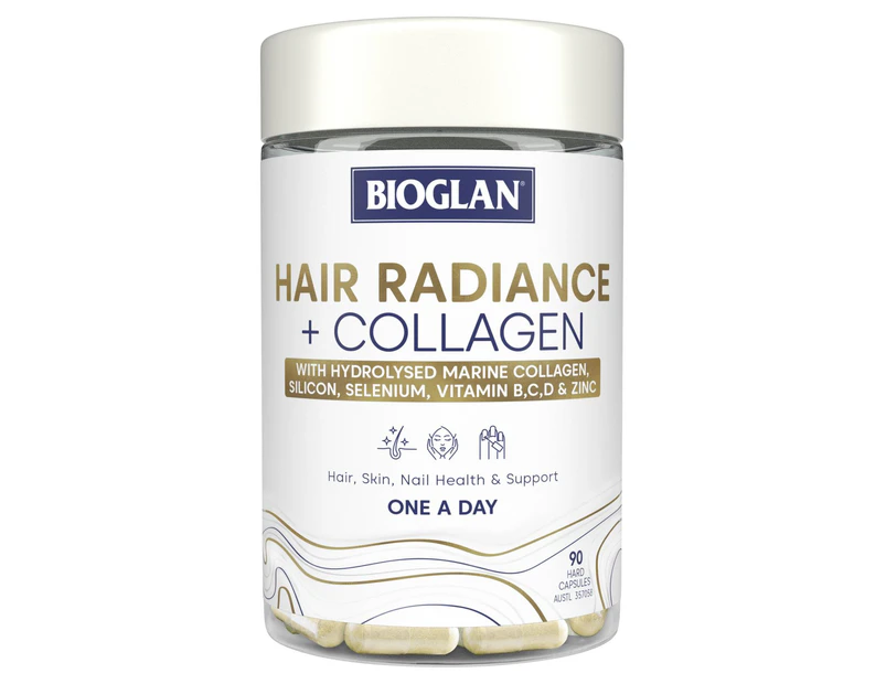 Bioglan Hair Radiance + Collagen Beauty Capsules 90
