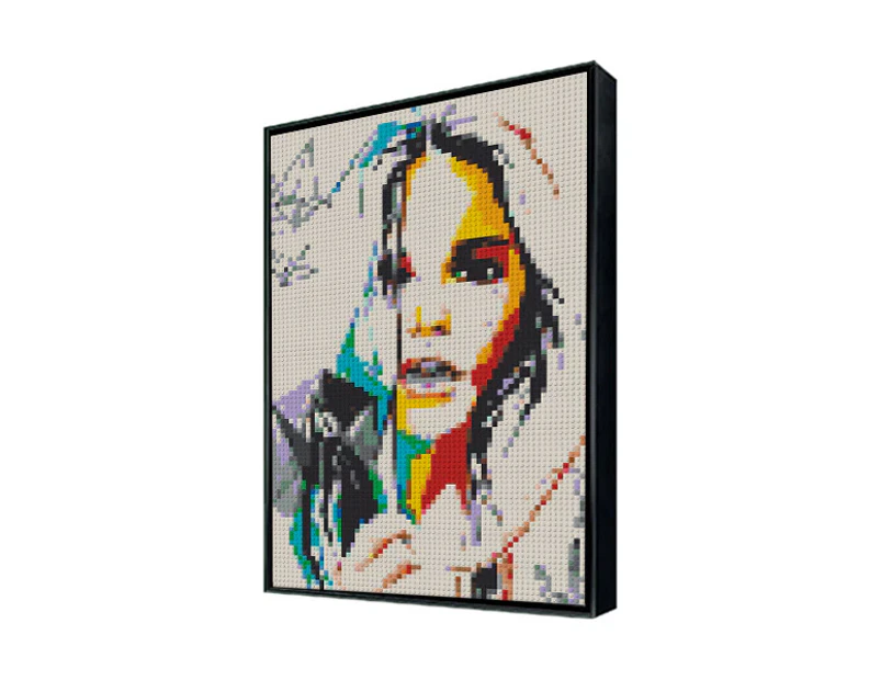 Diy Photobrick Mosaic Art - Lady B, Aleksandr Sereda 2x3 Boards