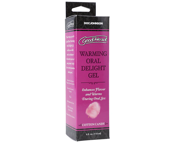 Goodhead Warming Head Oral Delight Gel Cotton Candy 4 Fl. Oz.