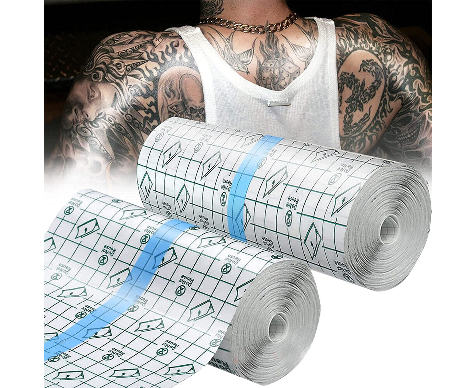 Wholesale Kissure Tattoo Aftercare Waterproof Bandage Transparent Film  Second Skin Healing Protective Clear Adhesive tape 10m15cm From  malibabacom