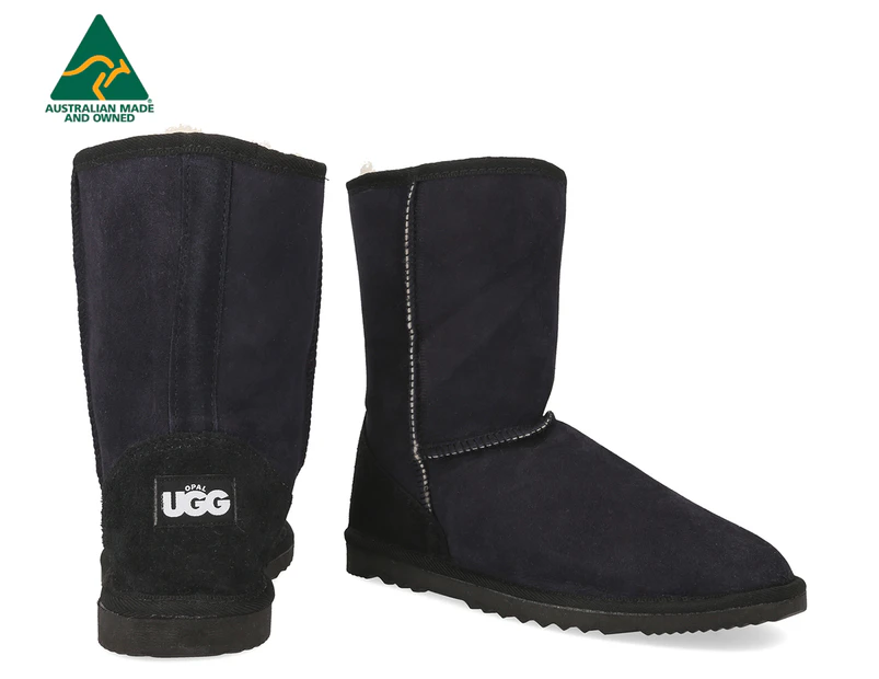Opal UGG Australian Made Tidal 3/4 Sheepskin Boots - Black