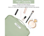 Pocmimut Makeup Bag Cosmetic Bag for Women Cosmetic Travel Makeup Bag Large Travel Toiletry Bag - Green