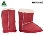 Opal UGG Baby/Toddler Joey Boots - Ruby/White