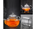 1000ml Gas Stove Glass Teapot Kettle Tea Pot With Tea Infuser Filter Teaware