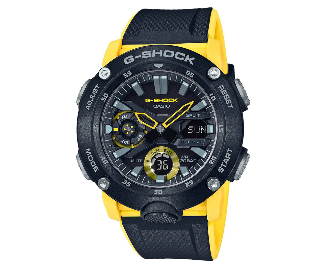 Casio G-SHOCK Carbon Core Guard Men's Watch - GA2000-1A9