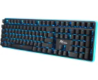 Royal Kludge RK918 Wired Full Size Hot Swappable Mechanical Gaming Keyboard Black (Blue Switch)