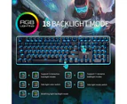 Royal Kludge RK918 Wired Full Size Hot Swappable Mechanical Gaming Keyboard Black (Blue Switch)