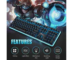 Royal Kludge RK918 Wired Full Size Hot Swappable Mechanical Gaming Keyboard Black (Blue Switch)