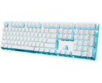 Royal Kludge RK918 Wired Full Size Hot Swappable Mechanical Gaming Keyboard White (Brown Switch)