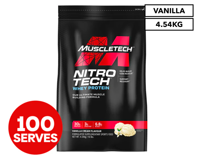 MuscleTech Nitro-Tech Performance Series Protein Vanilla 4.54kg / 100 Serves