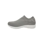 MVP Fly Ladies Shoes Knitted Top Pull On Casual Lightweight Sole Soft - Grey
