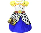 Xianghua Child Girls Toy Story 4 Jessie Cosplay Costume Halloween Party Fancy Dress Outfit