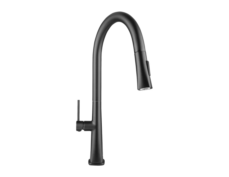Pull Out Tap Kitchen Sink Mixer Tap Laundry Sink Mixer  Kitchen Tap Faucets Swivel WELS Black