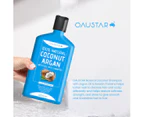 OAUSTAR 100% Natural Coconut Argan Moisture Hair Shampoo Anti-Frizz, Healthy & Shiny Hair (For Dry, Damage, Thin, Fine Hairs) 380ml