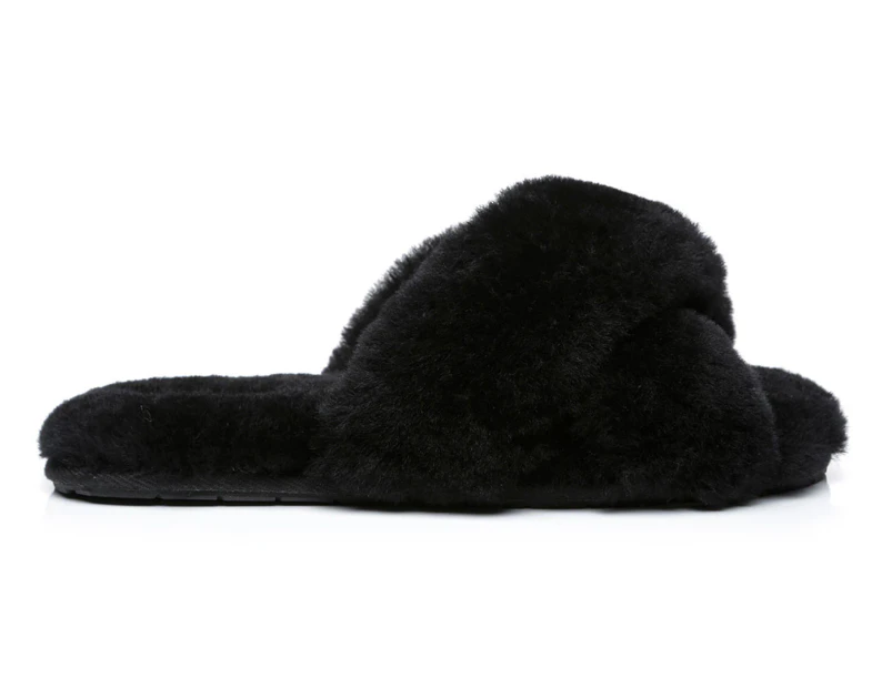 Ugg Australian Shepherd Linty | Wool Upper - Women - House Shoes - Black