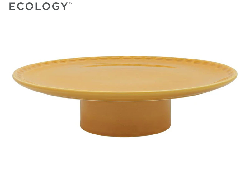 Ecology 32cm Belle Footed Cake Stand - Yellow