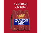 Carlton Mid 24 x 375mL Bottles