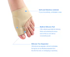 9Pcs/Set Bunion Corrector Big Toe Separators Straightener Hammer Toe Spacers Hallux Valgus Protector Pain Relief Foot Care Tool for Men & Women