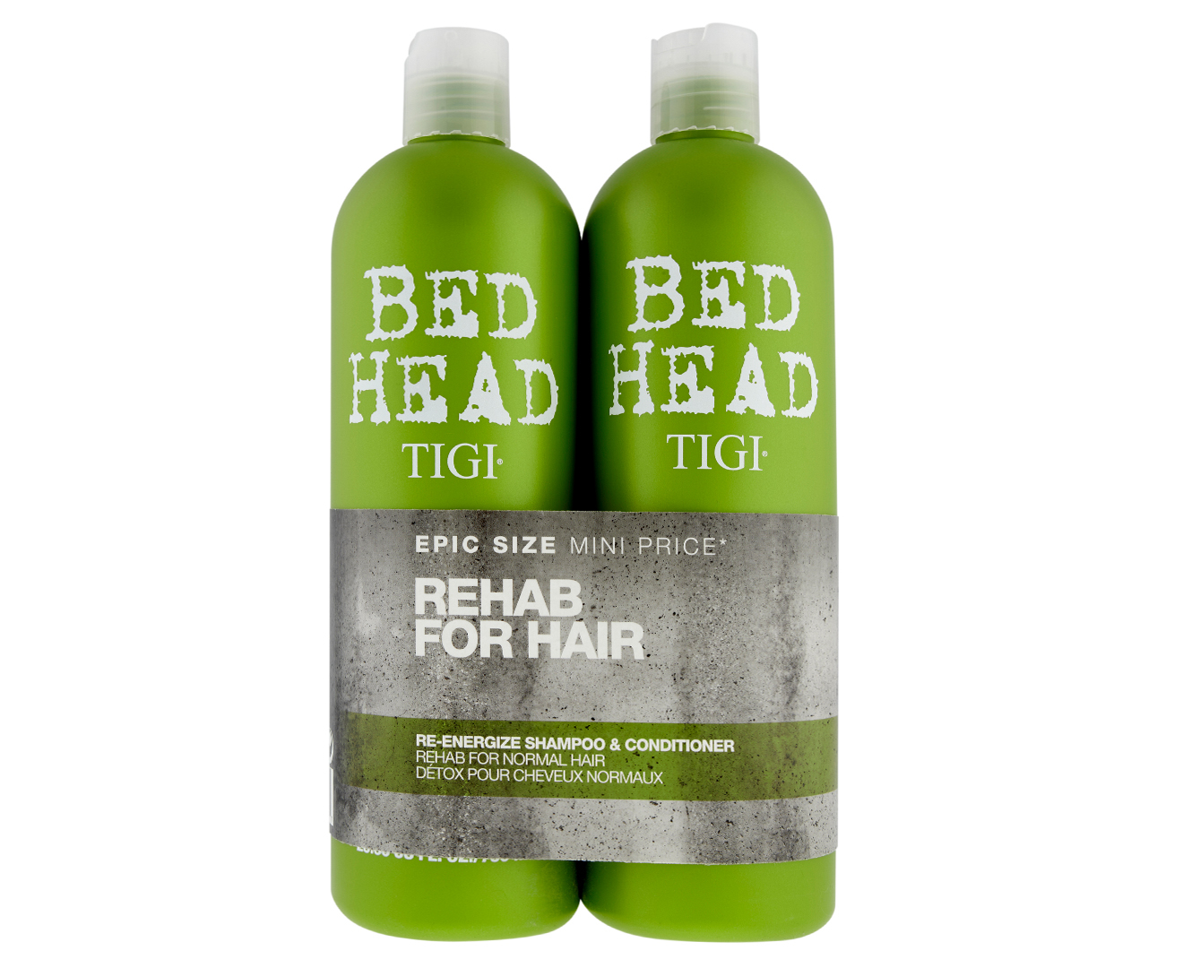 Tigi Bed Head Rehab For Hair Re-Energize Shampoo & Conditioner Duo |  .au