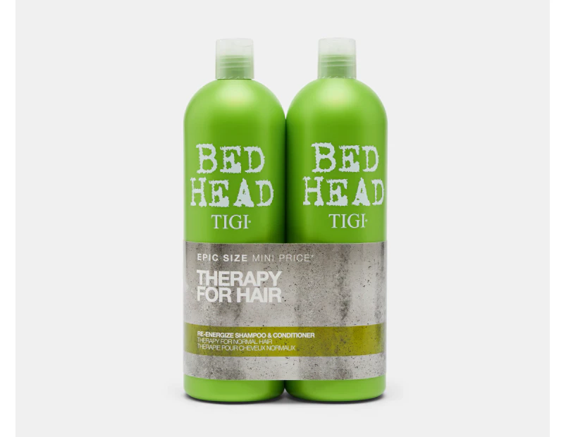 TIGI Bed Head Re-Energise Shampoo & Conditioner Pack 750mL