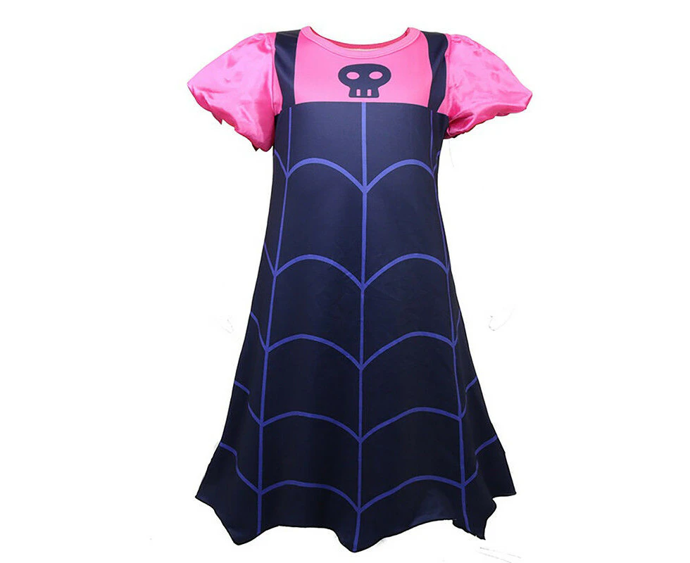 UUE Kids Girls Vampirina Cosplay Fancy Dress Halloween Vampire Party Dress