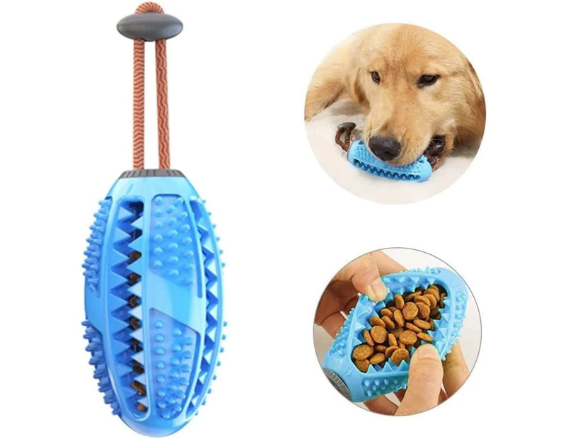 Toothbrush Stick,Dog Toothbrush Dog Toy Chew Toy，Ball Dog Treat Dispenser Puppy Dental Grooming Brush and Chew Toy Non-Toxic Natural Rubber