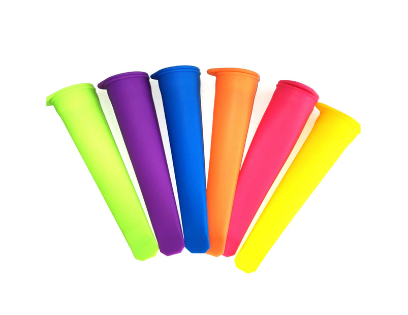 6pcs Silicone Ice Pop Molds,Popsicle Maker Molds,Silicone popsicle mold ice cream ice box ice cream mold