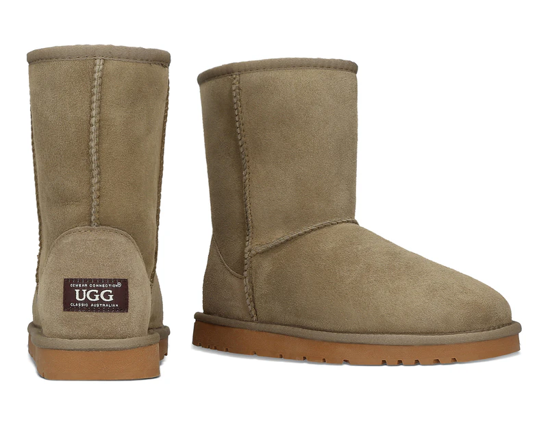 OZWEAR Connection Unisex Classic 3/4 Ugg Boots - Olive