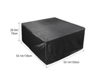 Outdoor Patio Furniture Cover, Rectangular Patio Table Set Cover Waterproof Snow Dust Wind and UV Resistant 210D