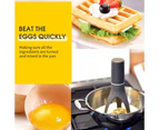 Automatic Pan Stirrer 3 Speeds Food Stirrer Portable Mini Automatic Mixer Stainless Steel Eggbeater Cream Whisk for Eggs Milk Butter Cream Kitchen Tools