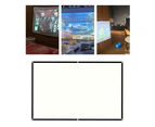 100 Inch Foldable Projection Screen 16:9 HD 4K Home Theater Cinema Movie Projector Screen