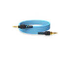 Rode 1.2m Blue Headphone Cable - 3.5mm Connection with 1/4" Adaptor - Black