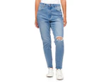 Wrangler Women's Hi Pins Skinny Jeans - Regenerate Blue
