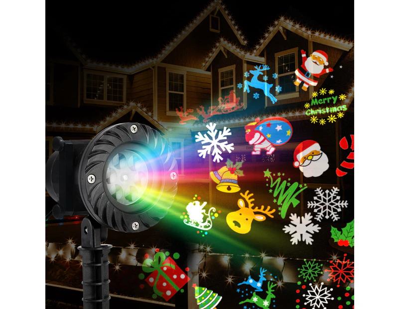 Jingle Jollys Christmas Lights Projector Light Outdoor Decorations Outdoor