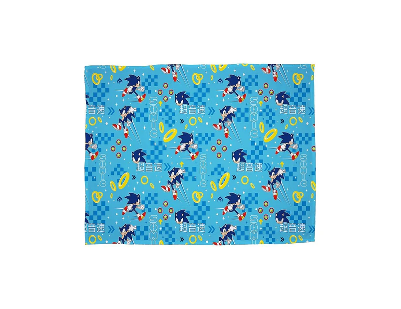 Sonic Geo Fleece Blanket/Throw/Bed Blanket