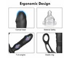 Miraco Thrusting Anal Vibrator Butt Plug Prostate Massager With Cock Ring