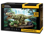 52pc National Geographic Tyrannosaurus Rex Dinosaur 3D Puzzle Kids Play Toy 8+