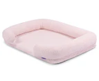 Charlie's Teddy Fleece Memory Foam Sofa Bed - Pink