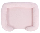 Charlie's Teddy Fleece Memory Foam Sofa Bed - Pink