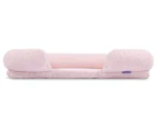 Charlie's Teddy Fleece Memory Foam Sofa Bed - Pink