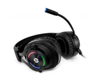 HP H360GS USB Wired Gaming Headset with LED Backlit, Noise Cancelling Microphone