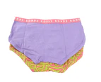 2 Pairs X Bonds Womens Hipster Boyleg Underwear Briefs 49K Cotton/Elastane - Pack 49K