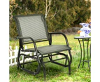 Costway Ourdoor Rocking Glider Chair Patio Lounge Seat Garden Swing Armchair Cafe Balcony Backyard