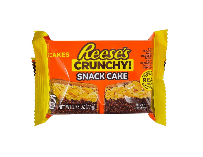 Reeses Crunchy Snack Cake 77g