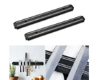 2Pcs Wall-Mount Knife Magnet Storage Holder Chef Rack Strip Utensil Kitchen Tool