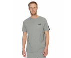 Puma Men's Essentials+ Tape Tee / T-Shirt / Tshirt - Medium Grey Heather
