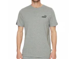 Puma Men's Essentials+ Tape Tee / T-Shirt / Tshirt - Medium Grey Heather