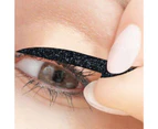 5Pairs Eyelid Sticker Self-adhesive Stylish PVC Ladies Girls Eyeliner Sticker for Party Black