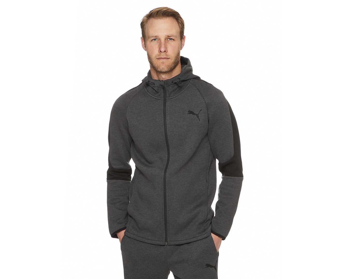 Puma men's evostripe cheap move full zip hoodie