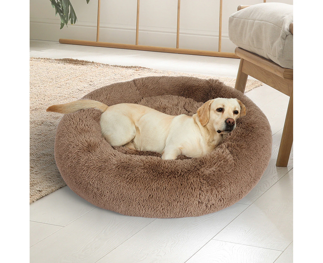 Pawz Pet Bed Mattress Dog Beds Bedding Cat Pad Mat Cushion Winter M Brown